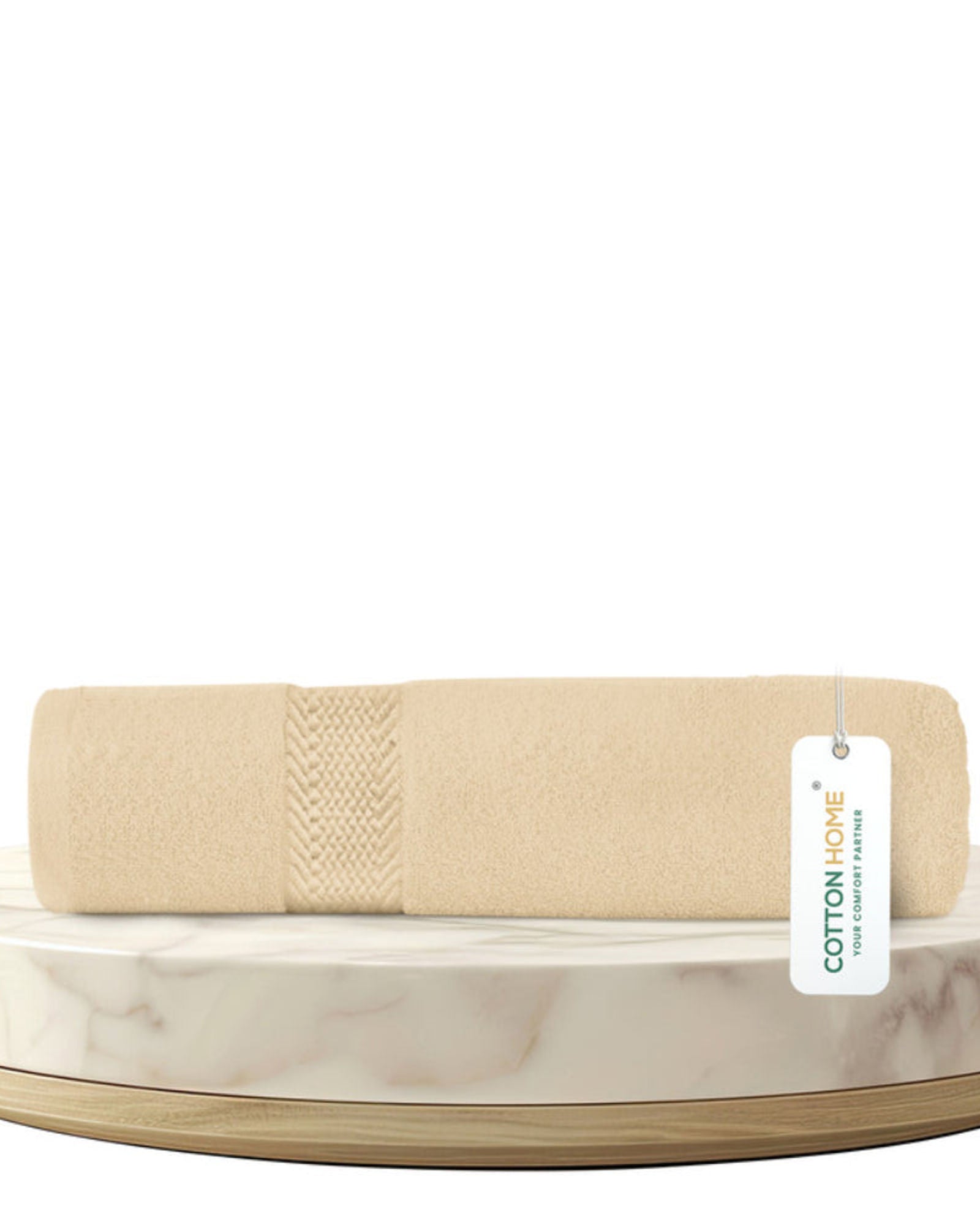 منشفة قطنية فاخرة من كوتون هوم، مقاس 70×140 سم، وزن 600 غرام/متر مربع، سريعة الجفاف ومتينة