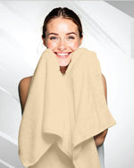 منشفة قطنية فاخرة من كوتون هوم، مقاس 70×140 سم، وزن 600 غرام/متر مربع، سريعة الجفاف ومتينة