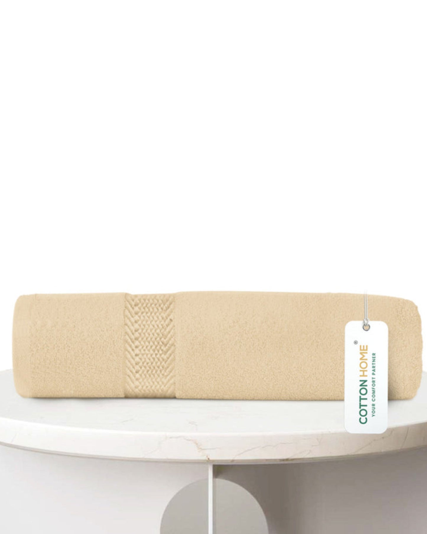 منشفة قطنية فاخرة من كوتون هوم، مقاس 90×180 سم، وزن 600 غرام/متر مربع، سريعة الجفاف ومتينة