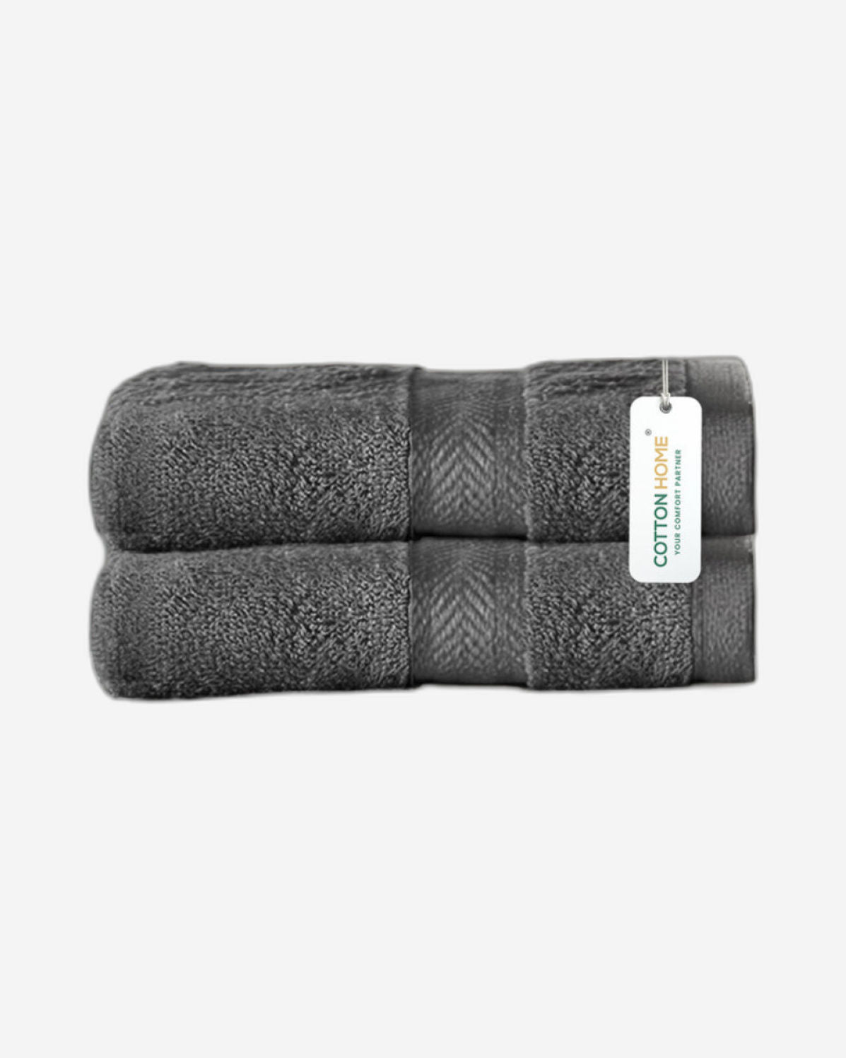 منشفة وجه منزلية قطنية قطعتين