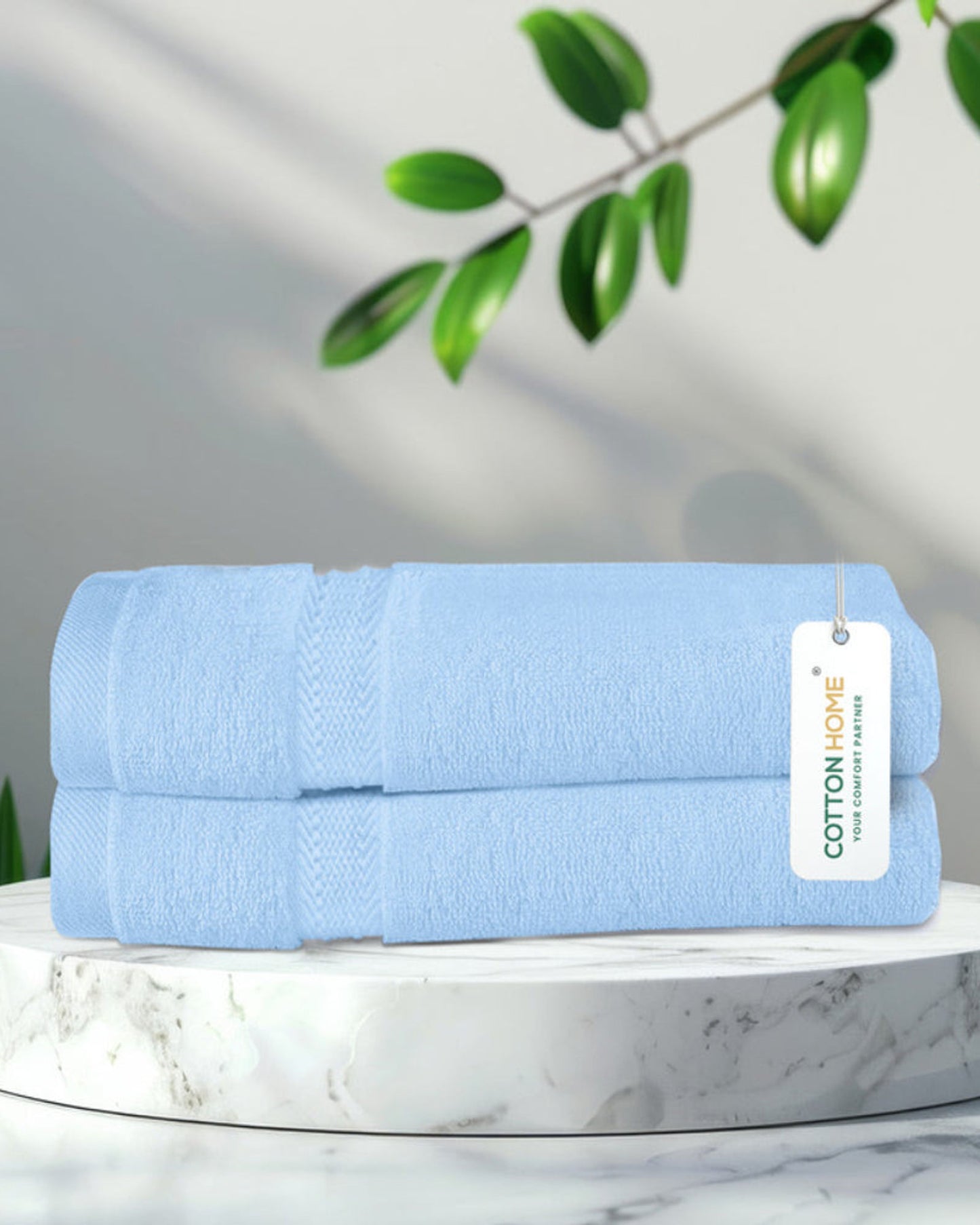 منشفتان يدويتان منزليتان من القطن