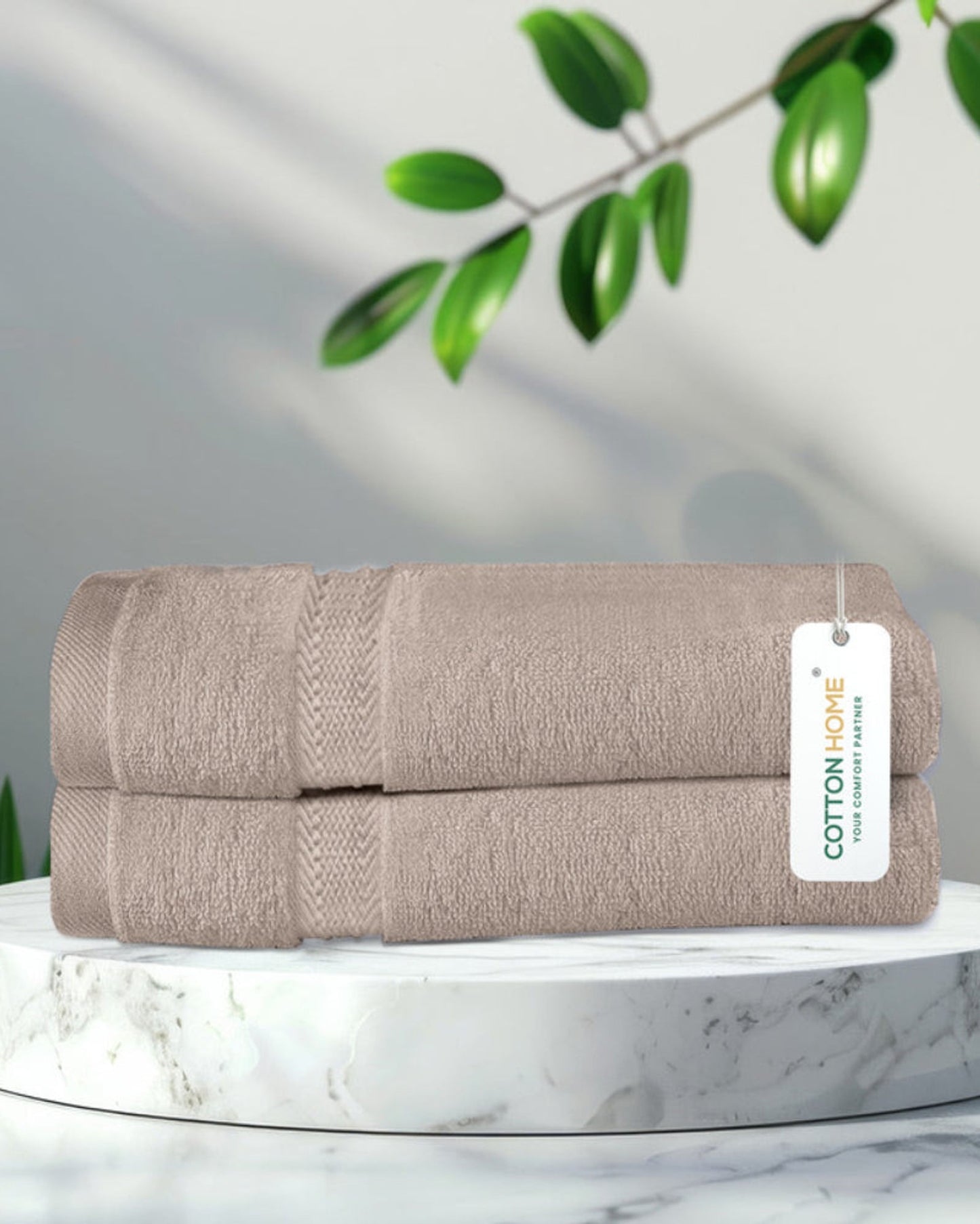 منشفتان يدويتان منزليتان من القطن