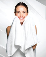 منشفة حمام قطنية فاخرة من كوتون هوم، مقاس 70×140 سم، قطعتان، 600 غرام/متر مربع، سريعة الجفاف ومتينة