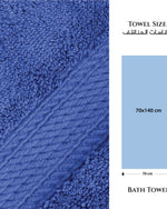 منشفة حمام قطنية فاخرة من كوتون هوم، مقاس 70×140 سم، قطعتان، 600 غرام/متر مربع، سريعة الجفاف ومتينة