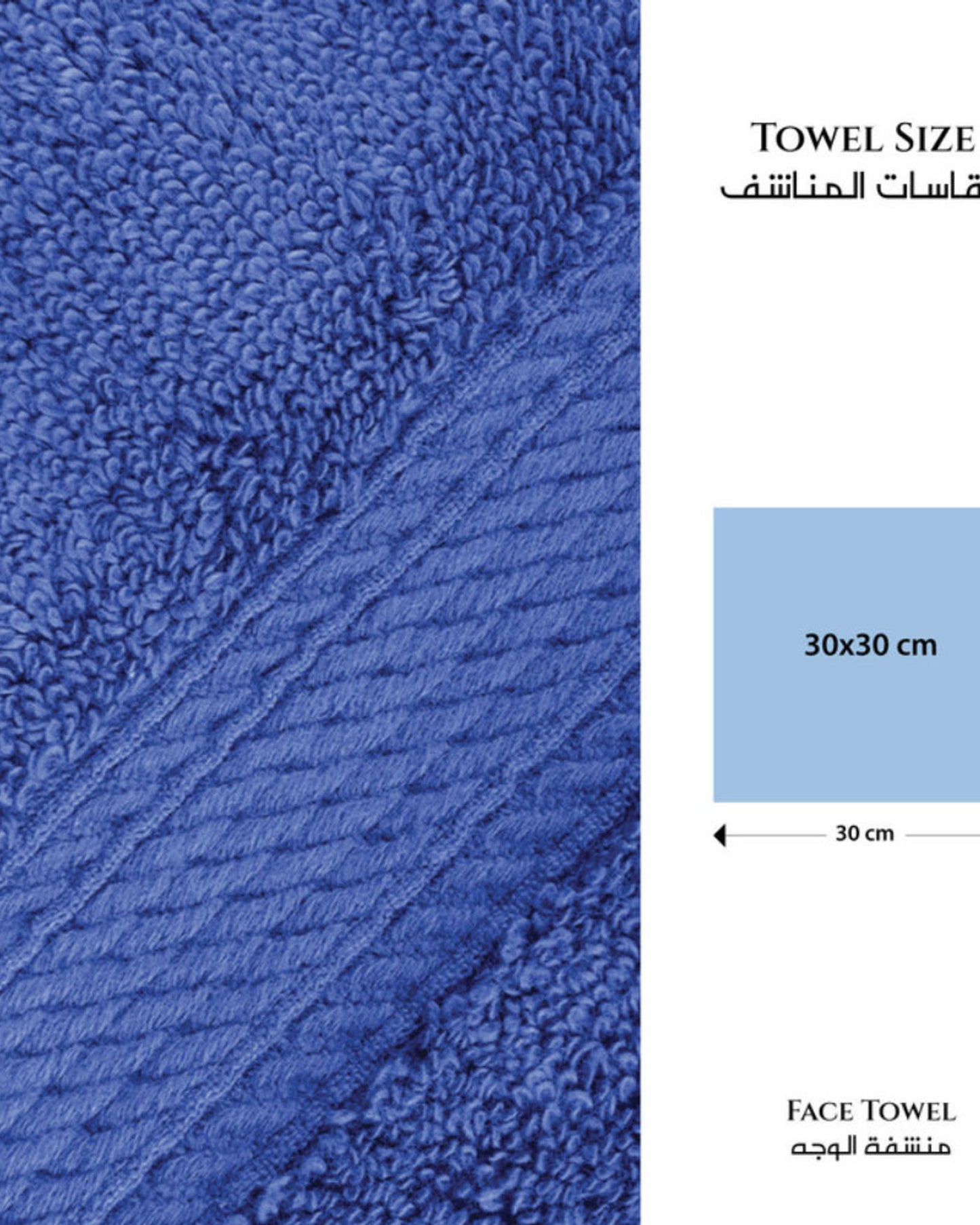 مناشف قطنية فاخرة من كوتون هوم، 30×30 سم، طقم من 4 قطع، منشفة وجه، 600 غرام/متر مربع، سريعة الجفاف ومتينة