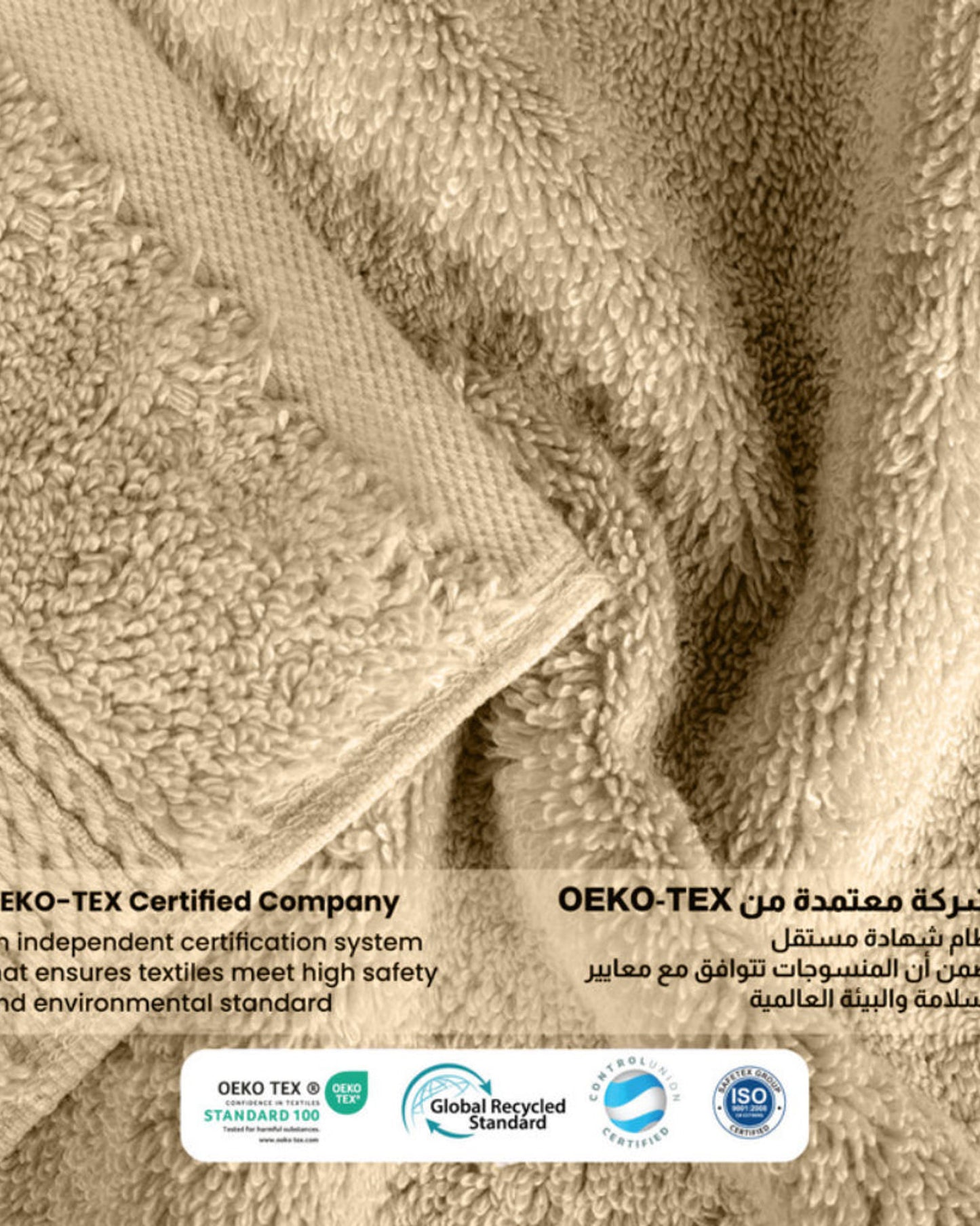 مناشف قطنية فاخرة من كوتون هوم، 30×30 سم، طقم من 4 قطع، منشفة وجه، 600 غرام/متر مربع، سريعة الجفاف ومتينة