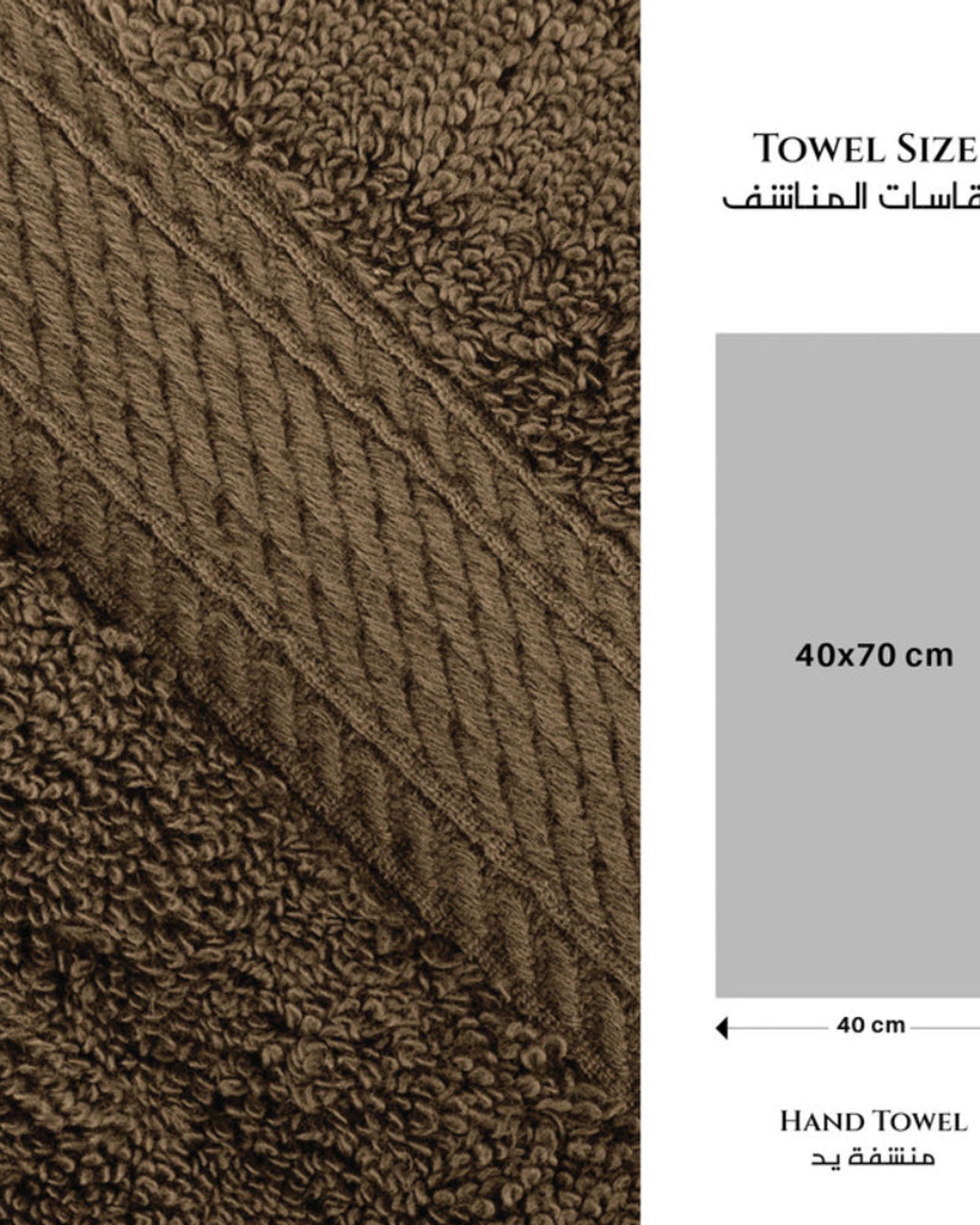 مناشف قطنية فاخرة من كوتون هوم، 40×70 سم، طقم من 4 قطع، 600 غرام/متر مربع، سريعة الجفاف ومتينة
