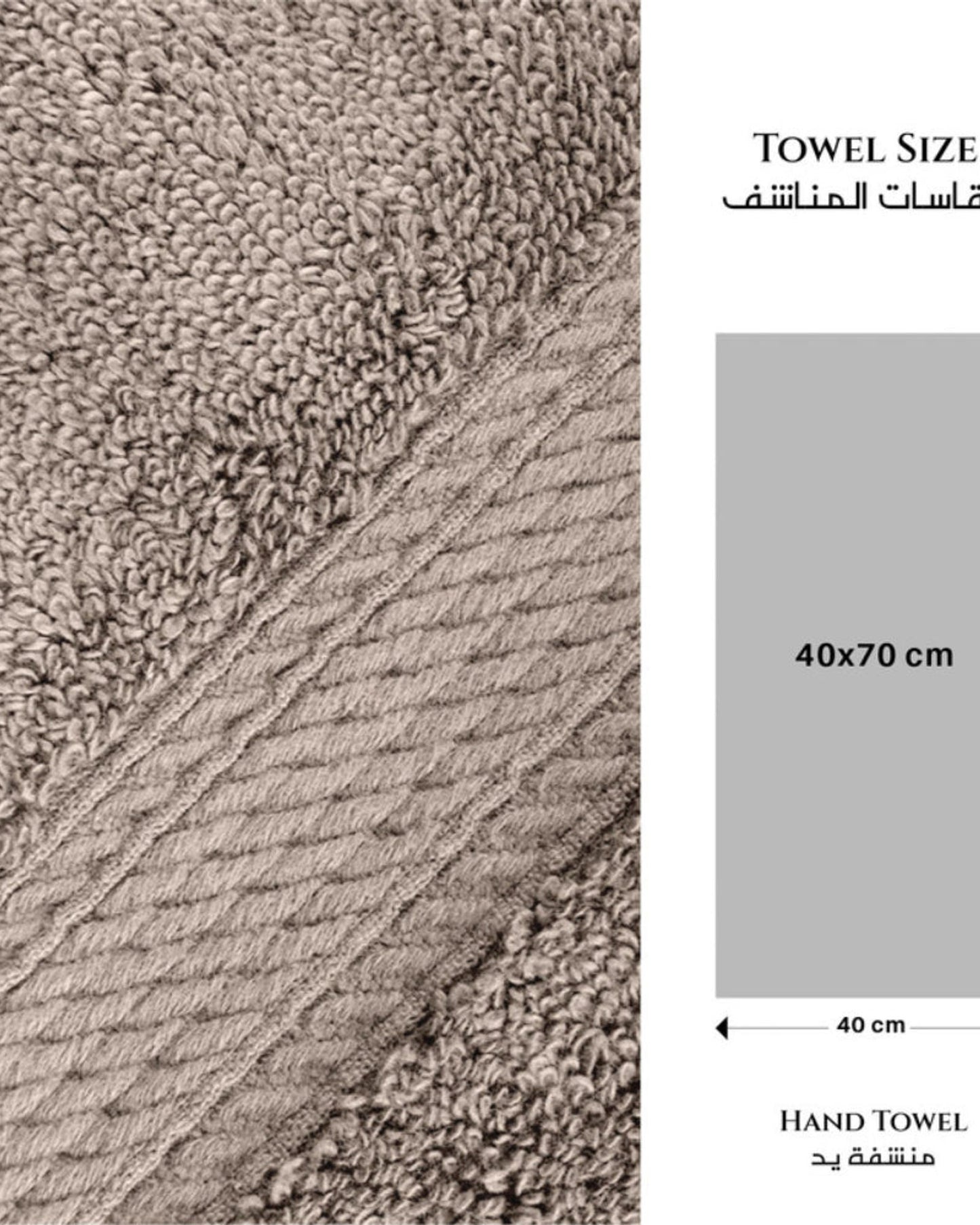 مناشف قطنية فاخرة من كوتون هوم، 40×70 سم، طقم من 4 قطع، 600 غرام/متر مربع، سريعة الجفاف ومتينة