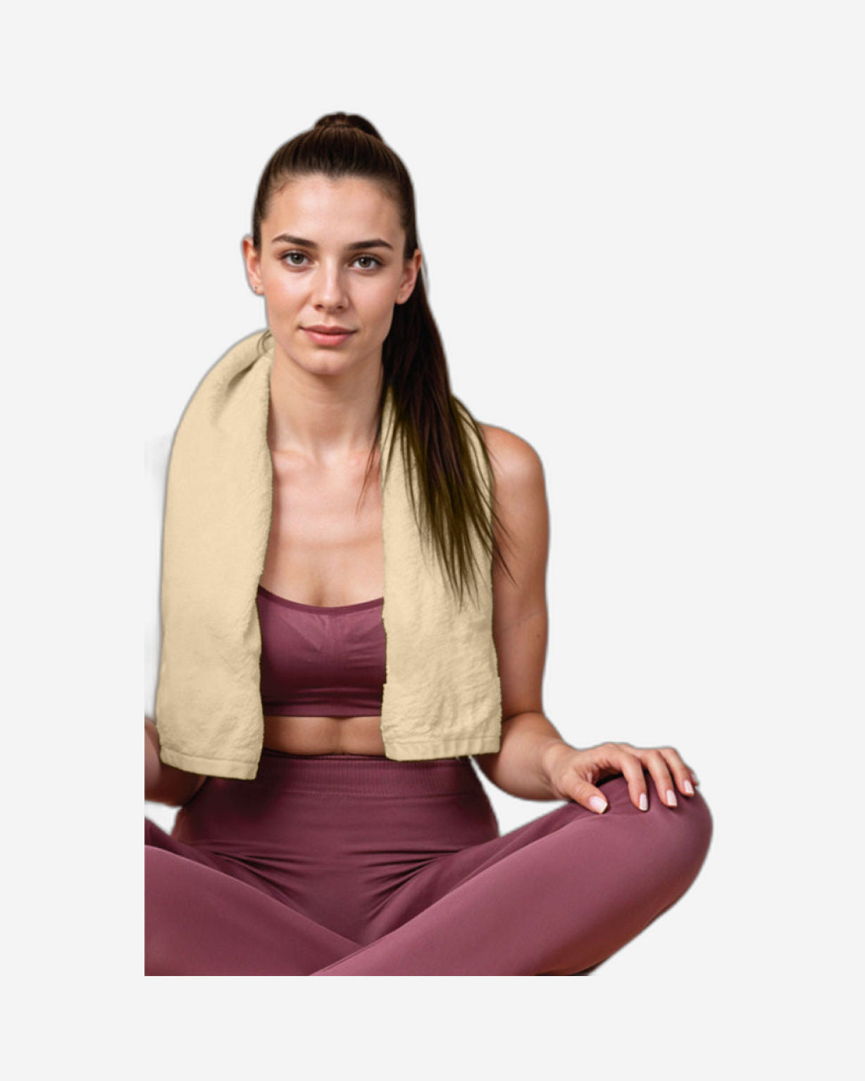 مناشف قطنية فاخرة من كوتون هوم، 40×70 سم، طقم من 4 قطع، 600 غرام/متر مربع، سريعة الجفاف ومتينة