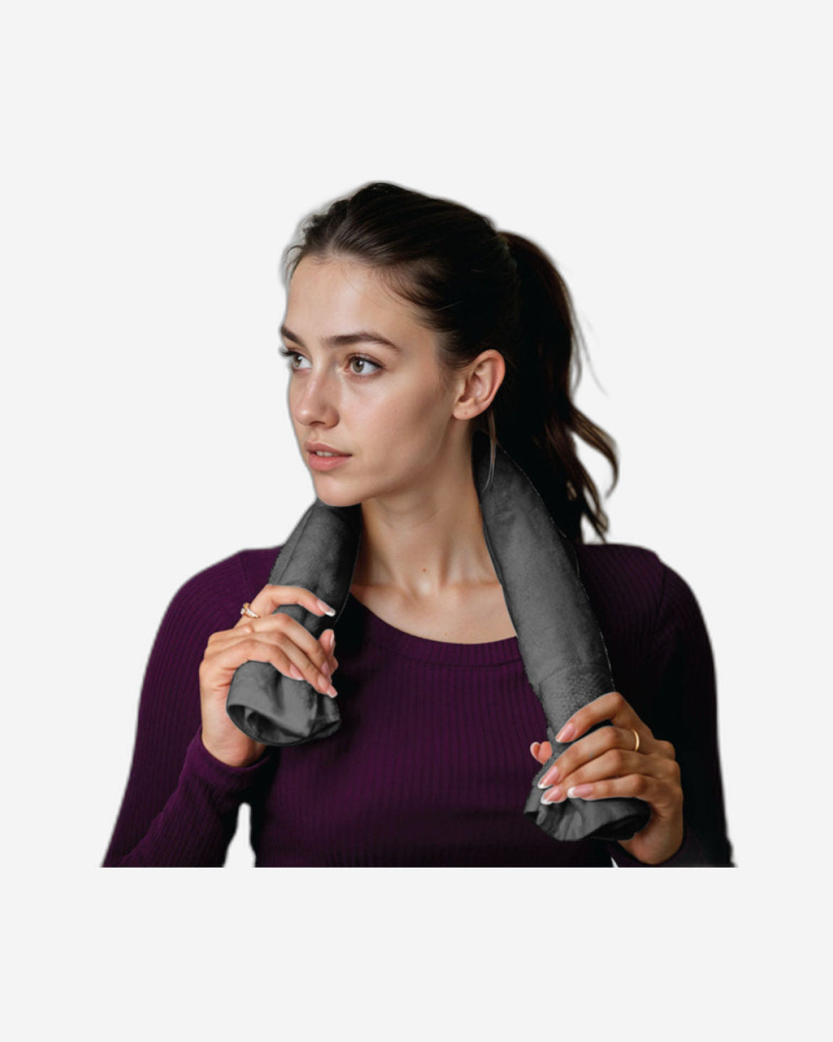 مناشف قطنية فاخرة من كوتون هوم، 40×70 سم، طقم من 4 قطع، 600 غرام/متر مربع، سريعة الجفاف ومتينة