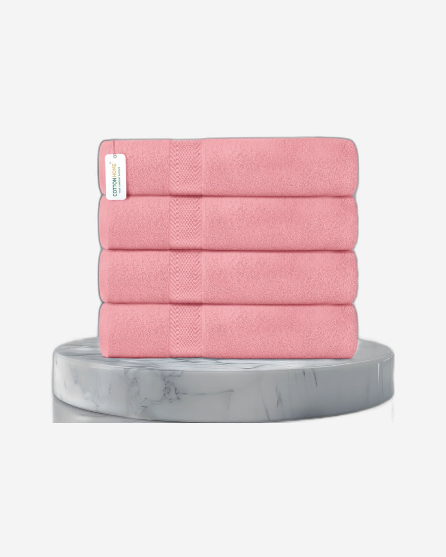 مناشف حمام قطنية منزلية 4 قطع