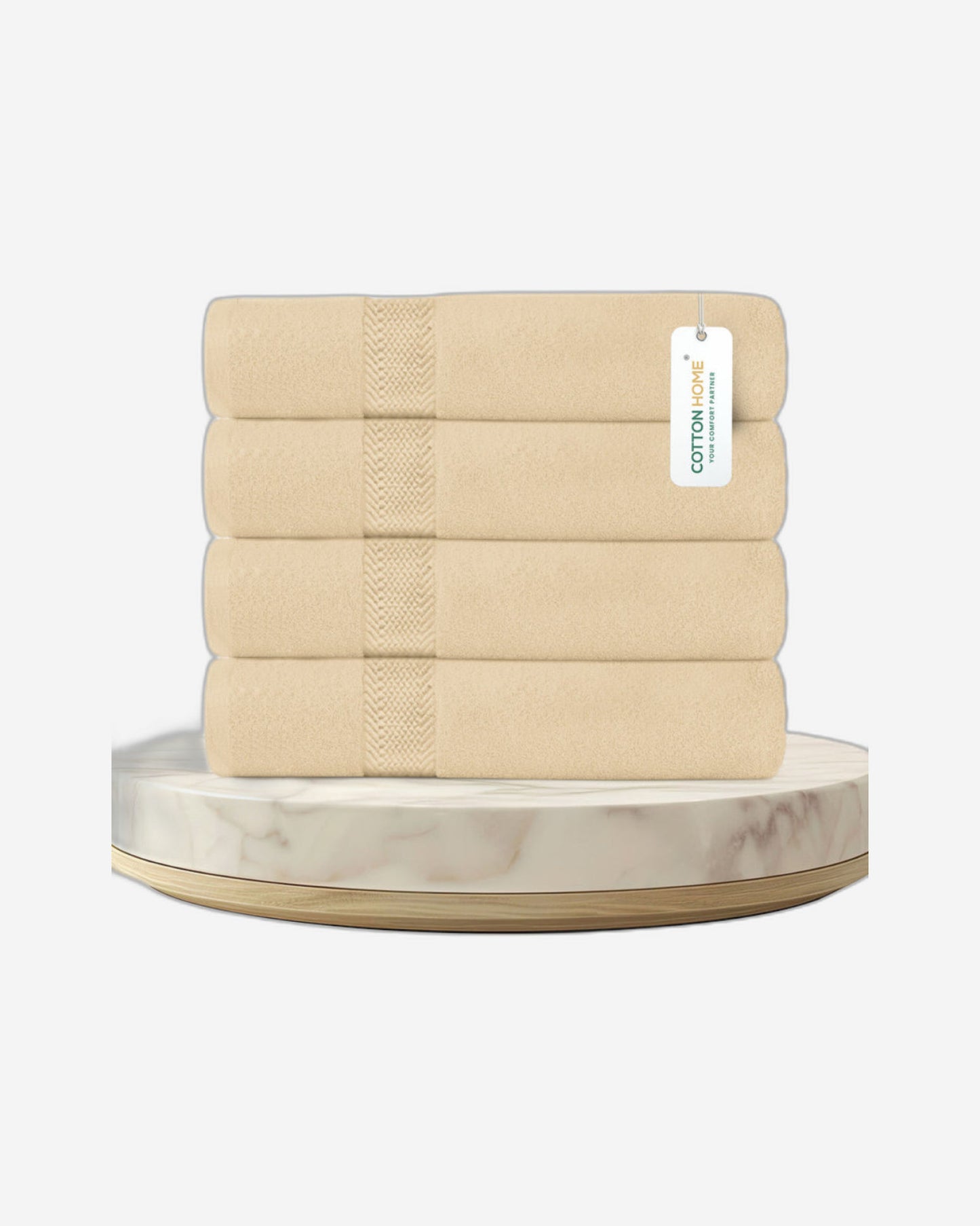 مناشف حمام قطنية منزلية 4 قطع