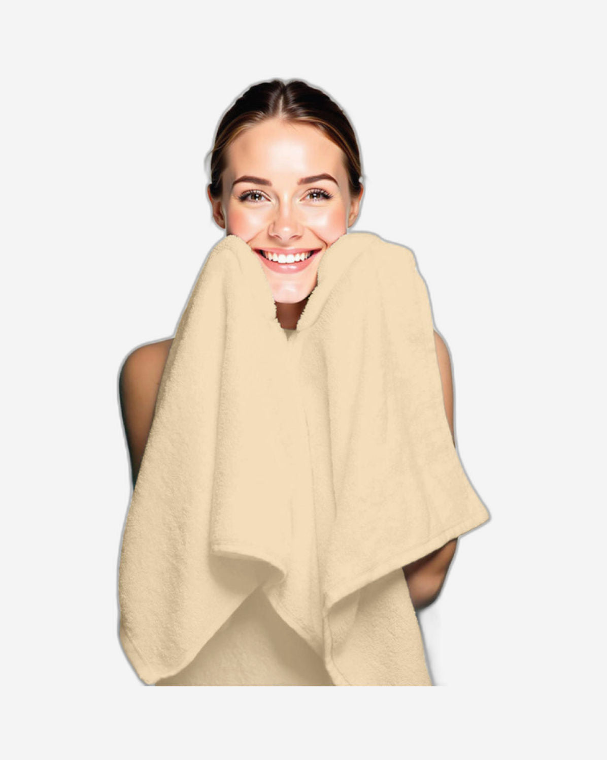 مناشف حمام قطنية منزلية 4 قطع