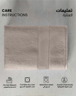 طقم مناشف قطنية فاخرة من كوتون هوم، مكون من 8 قطع: 4 مناشف للوجه (30×30 سم)، منشفتان لليدين (40×70 سم)، منشفتان للاستحمام (70×140 سم)، وزن 600 غرام/متر مربع، سريع الجفاف ومتين.