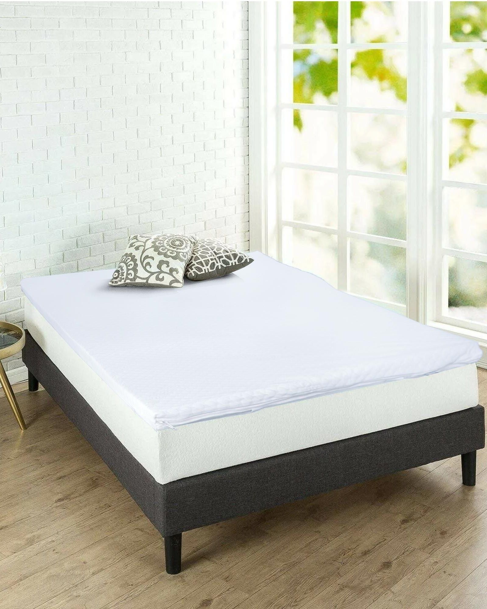 طقم لحاف مخطط من 6 قطع من Cotton Home باللون الرمادي