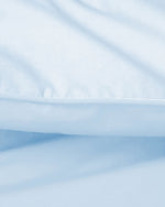 لحاف منزلي قطني رول أزرق سماوي