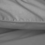 لحاف منزلي قطني رول رمادي