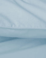 لحاف منزلي قطني رول أزرق سماوي