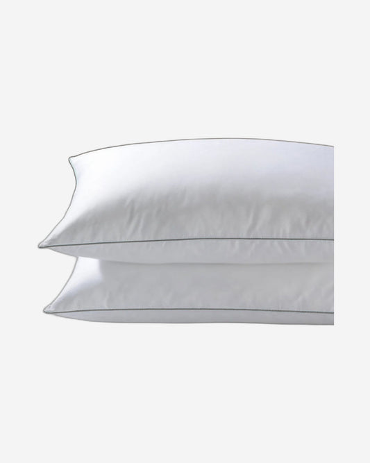 وسادة منزلية قطنية فاخرة من قطعتين، لون رمادي مع حبل