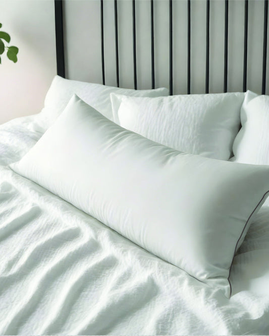 وسادة منزلية قطنية مقاومة للريش، حبل أسود