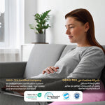 وسادة قطنية منزلية للحمل باللون الوردي