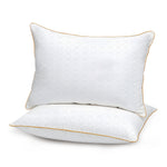 Cotton Home Dobby Jacquard Pillow 1-piece Gold Cord