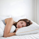 وسادة دوبي جاكار من القطن المنزلي، قطعة واحدة، سلك ذهبي