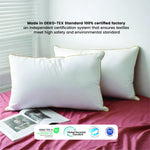 وسادة قطنية مخططة 100% من القطن من كوتون هوم، قطعة واحدة مع سلك ذهبي