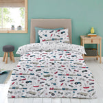 طقم لحاف مطبوع من قطعتين من القطن 100% من Cotton Home للنقل