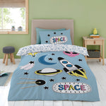 طقم لحاف مطبوع من قطعتين من القطن 100% من Cotton Home Space