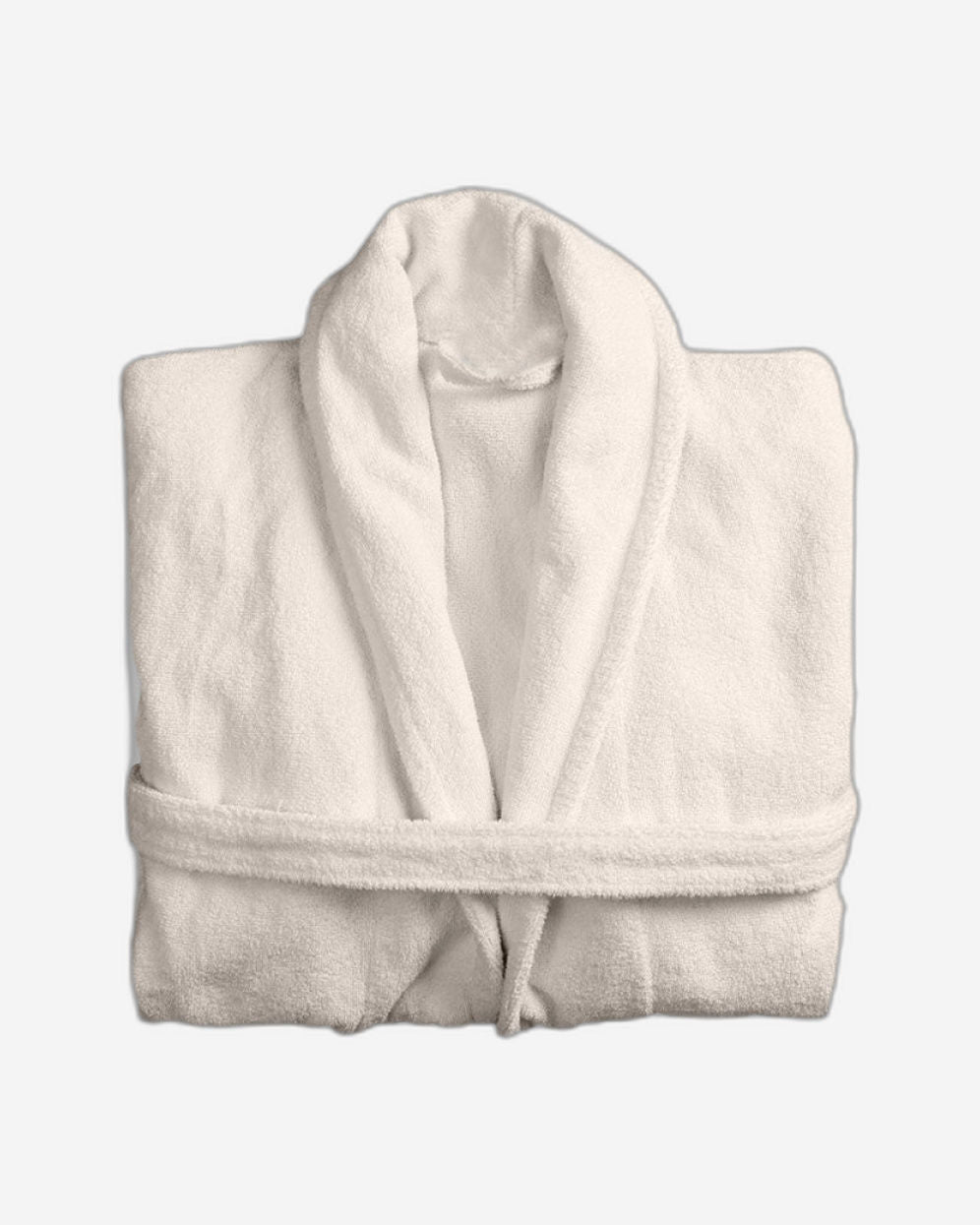 رداء حمام قطني مع جيوب، لون عاجي