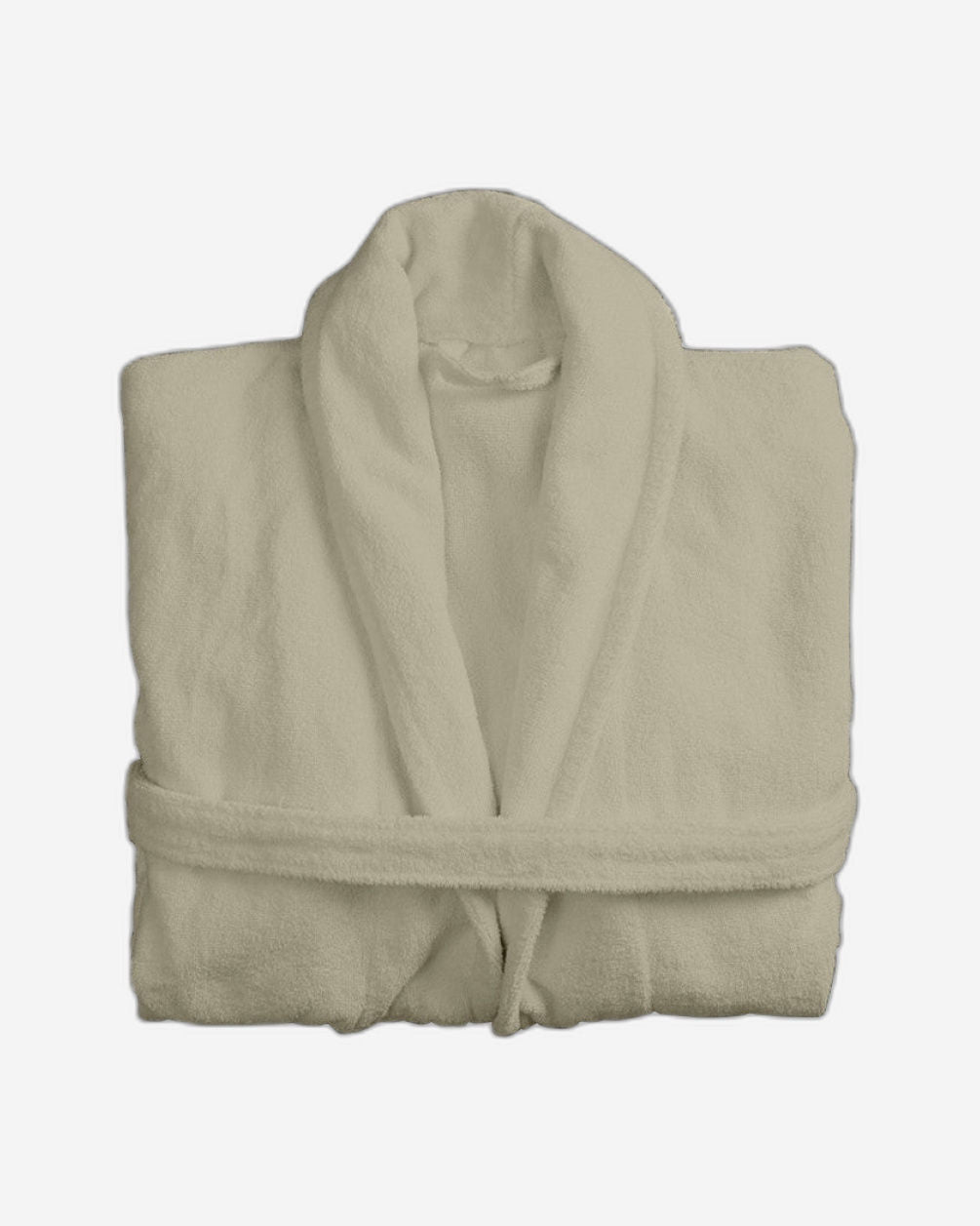 رداء حمام منزلي من القطن مع جيوب من قماش تيري الكتاني