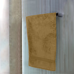 طقم مناشف حمام قطنية منزلية مكون من قطعتين بلون الجمل