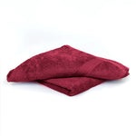 Cotton Home Bath Towel 2-piece Set Burgundy