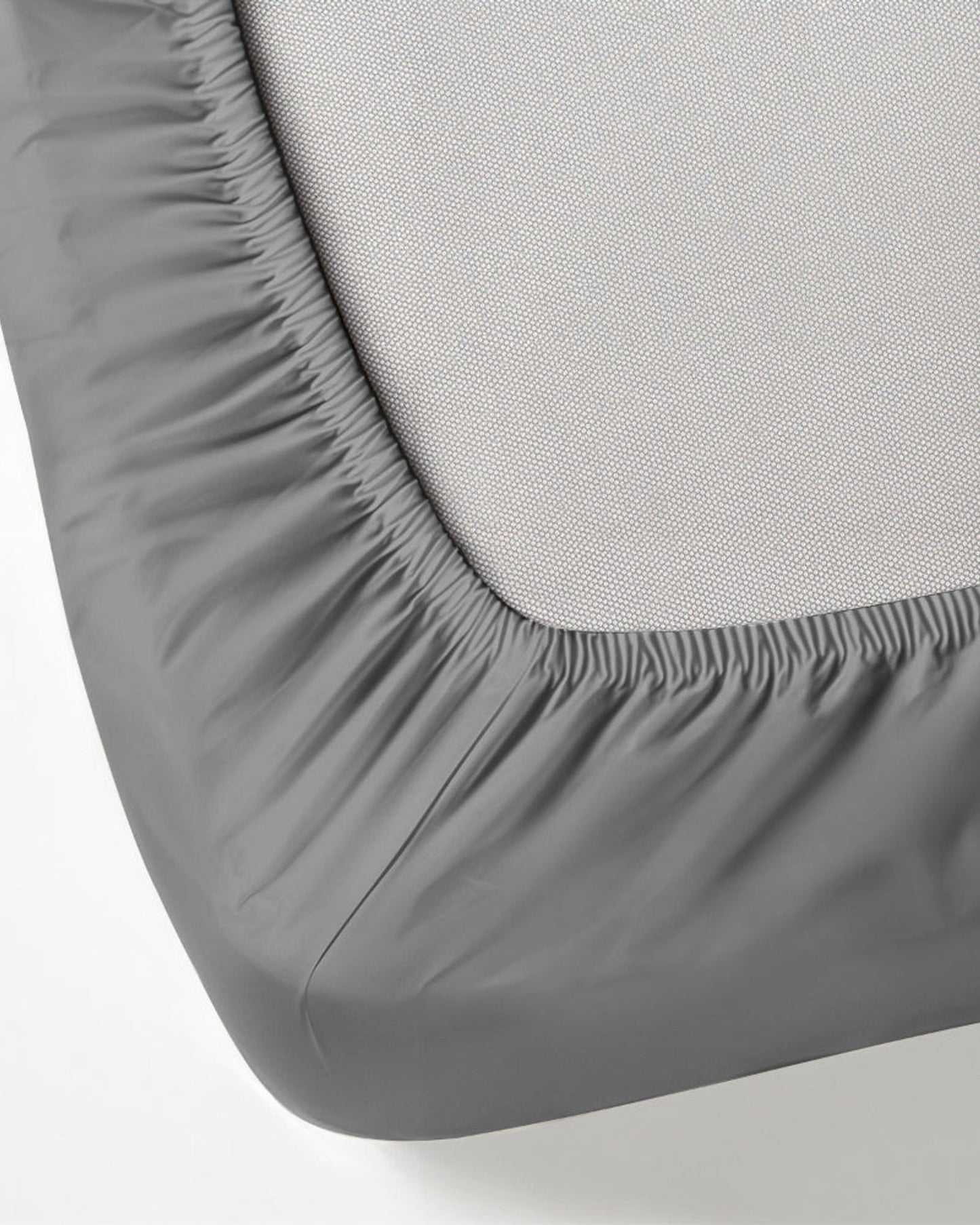 طقم ملاءات قطنية منزلية 3 قطع فائقة النعومة فضية