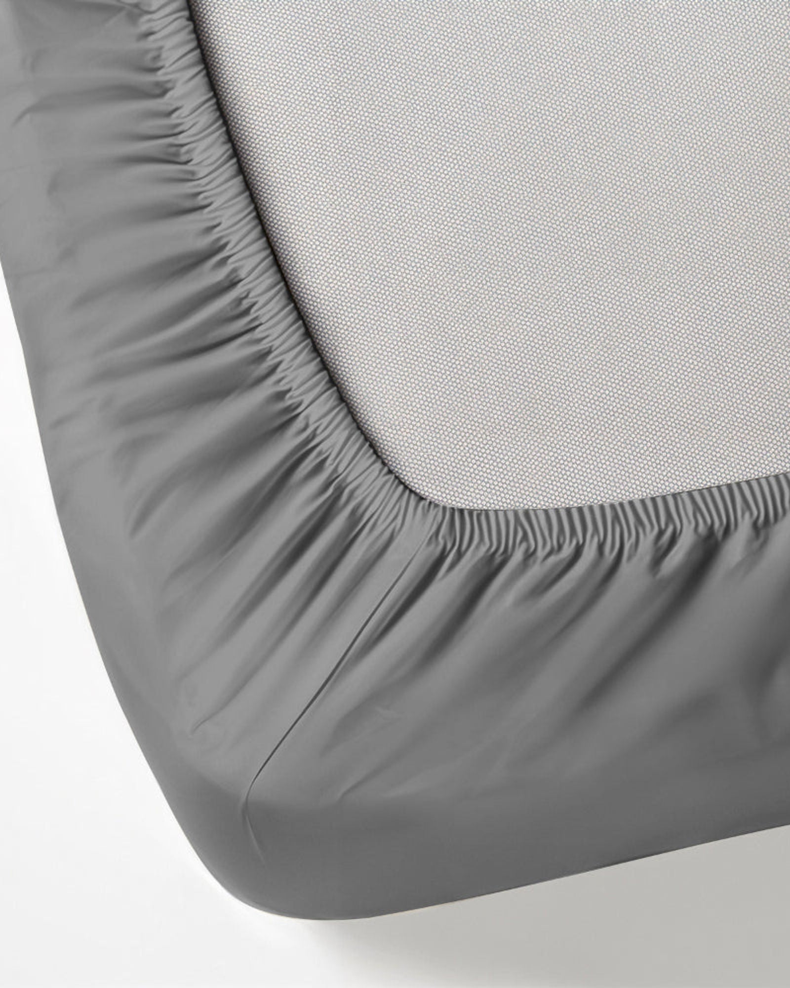 طقم ملاءات قطنية منزلية فائقة النعومة مكون من 3 قطع باللون الفضي