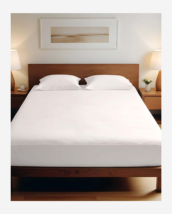 طقم ملاءات قطنية منزلية فائقة النعومة مكون من 3 قطع، عاجي