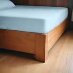 طقم ملاءات قطنية منزلية فائقة النعومة مكون من 3 قطع، أزرق سماوي