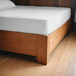 طقم ملاءات قطنية منزلية فائقة النعومة، مكون من 3 قطع، باللون الأبيض