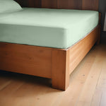 طقم ملاءات قطنية منزلية فائقة النعومة مكون من 3 قطع، لون أخضر نعناعي