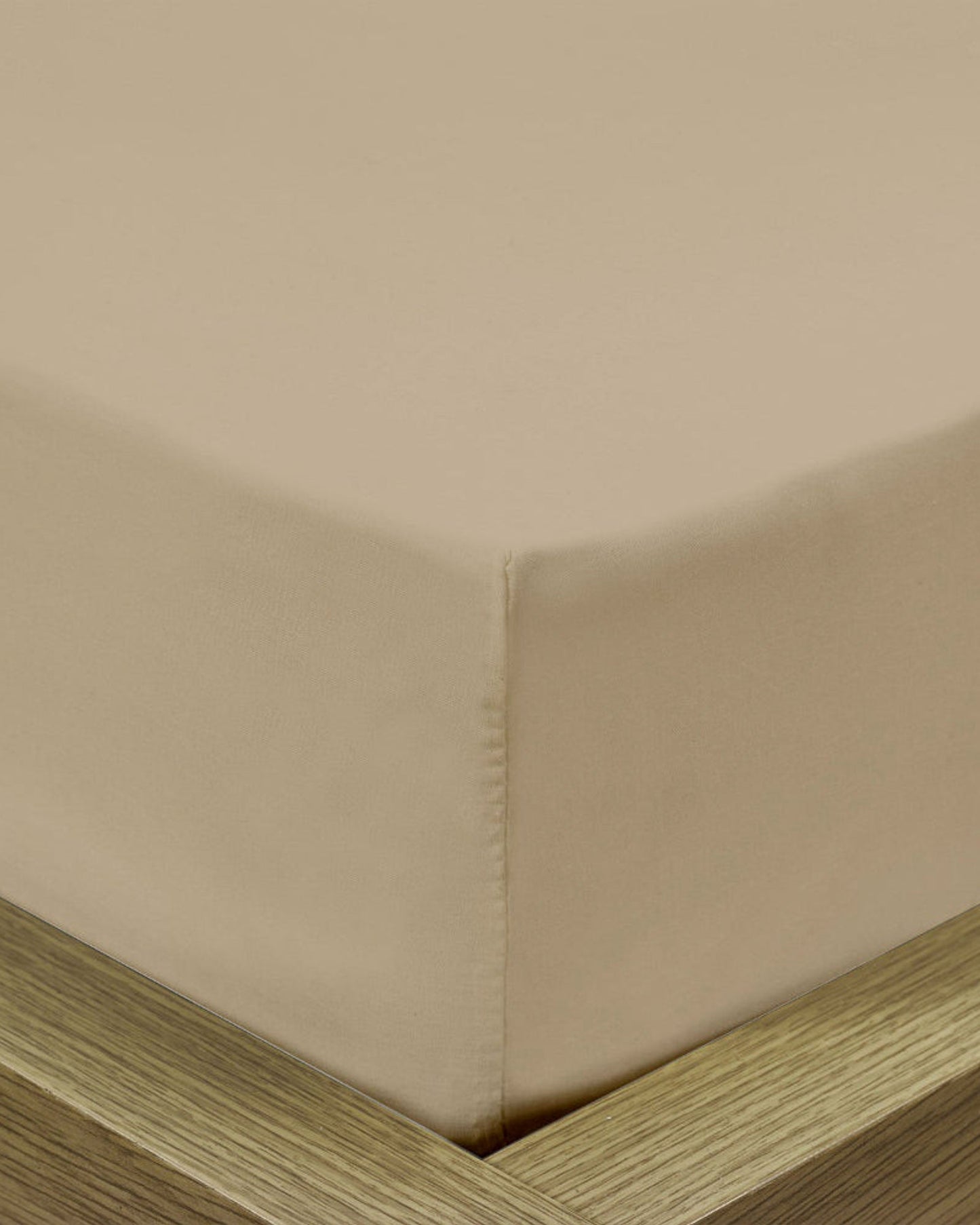 طقم ملاءات قطنية منزلية، 3 قطع، فائقة النعومة، بيج