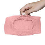 Cotton Home Jersey 1-piece Fitted Sheet Pink