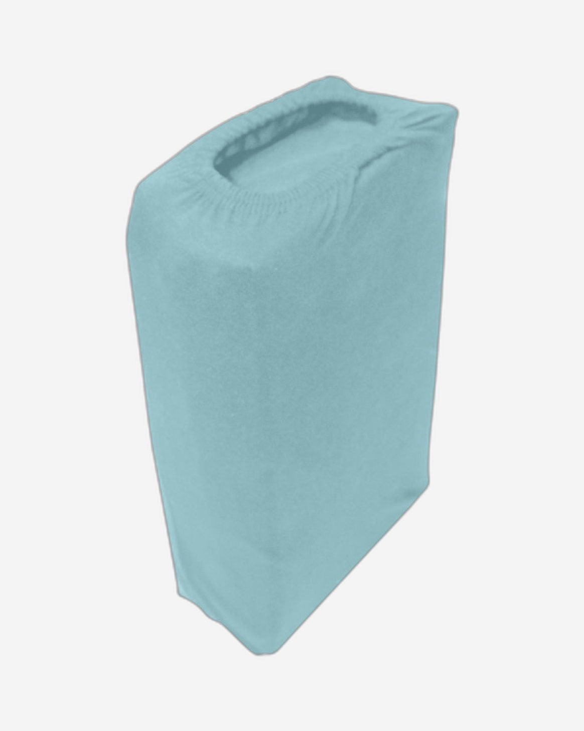 ملاءة سرير قطنية منزلية قطعة واحدة، لون أخضر نعناعي