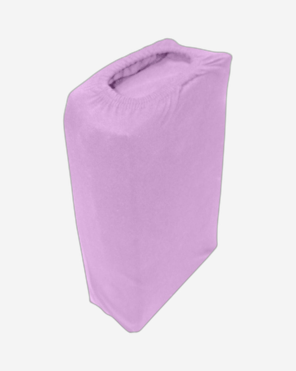 ملاءة سرير قطنية منزلية من قطعة واحدة، لون أرجواني