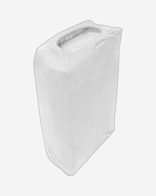 طقم غطاء لحاف قطني من 3 قطع، أبيض