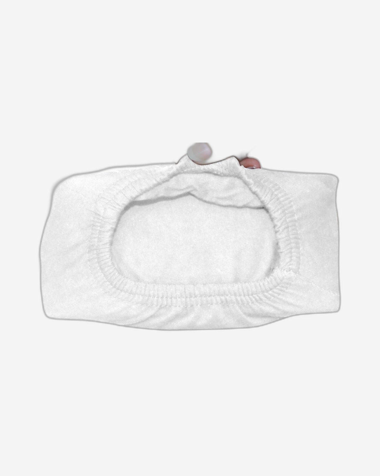 طقم غطاء لحاف قطني من 3 قطع، أبيض