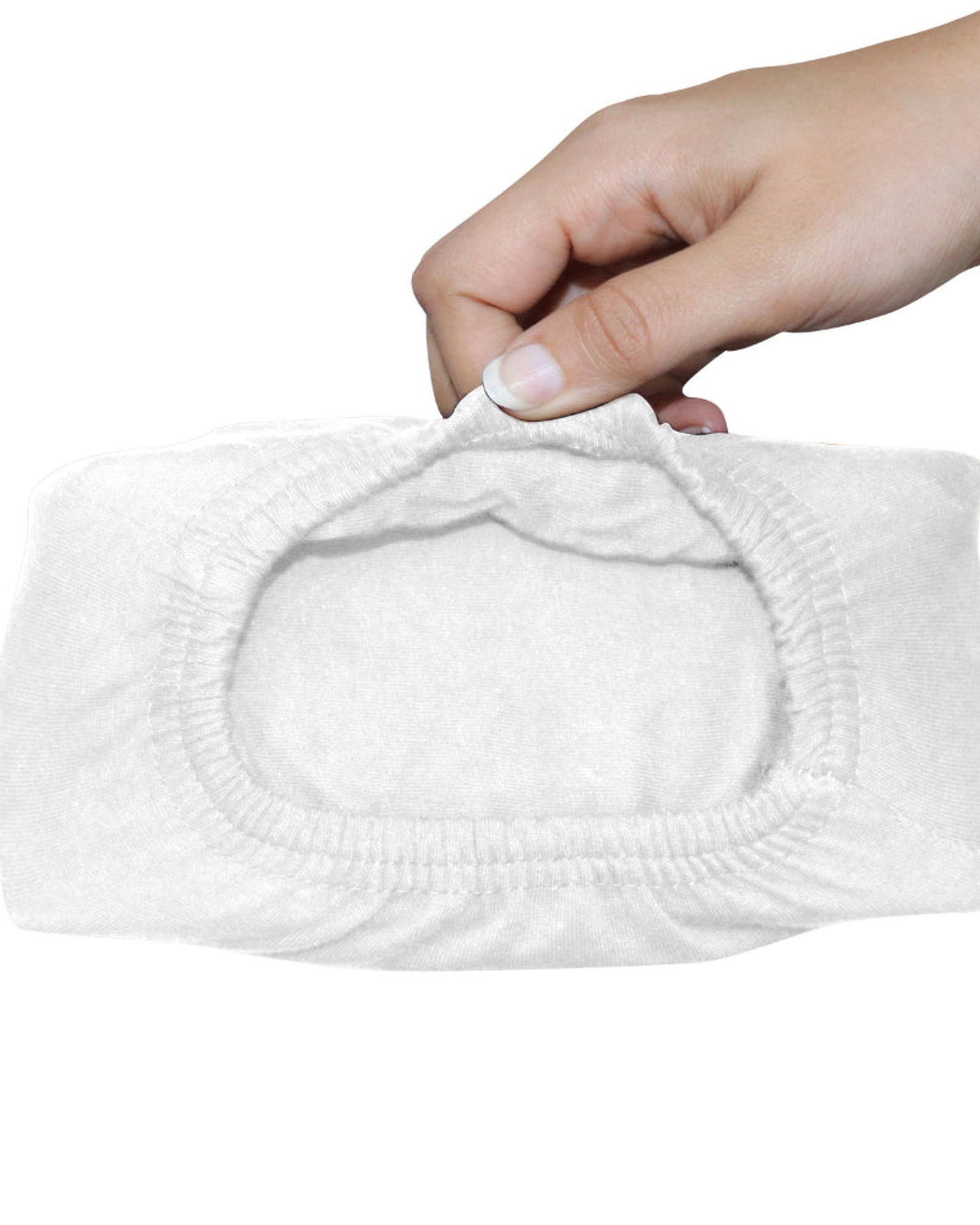 طقم غطاء لحاف قطني من 3 قطع، أبيض