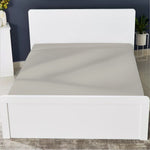 طقم ملاءات قطنية منزلية مكون من 3 قطع مخططة باللون البني الفاتح