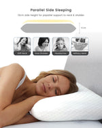 وسادة فينوس من القطن المنزلي مصنوعة من إسفنج الذاكرة القابل للتنفس ومقاومة للتوتر، مصنوعة من القماش باللون الأبيض