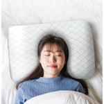 وسادة فينوس من القطن المنزلي ذات سطح قابل للتنفس من إسفنج الذاكرة ومضادة للتوتر، قماش أبيض